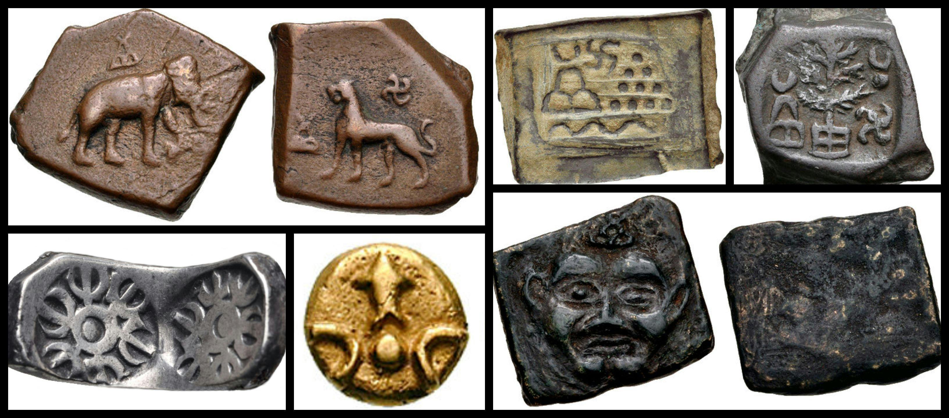 Coins unearthed from Taxila