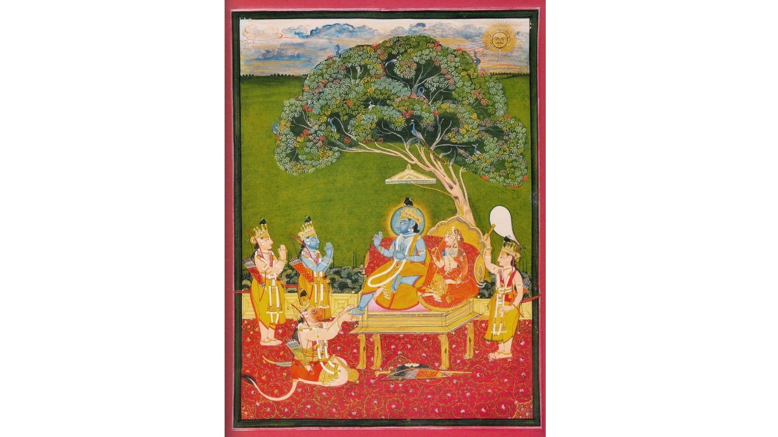 Rama Enthroned by Baijnath