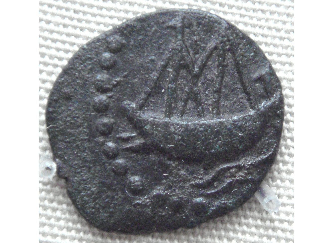 Lead coin of Vasishthiputra Pulumavi, a testimony to the naval, seafaring and trading capabilities of the Satavahanas
