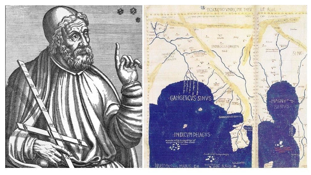 Ptolemy the Geographer and his map of ‘India beyond the Ganges’