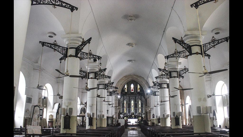 Interiors of the cathedral