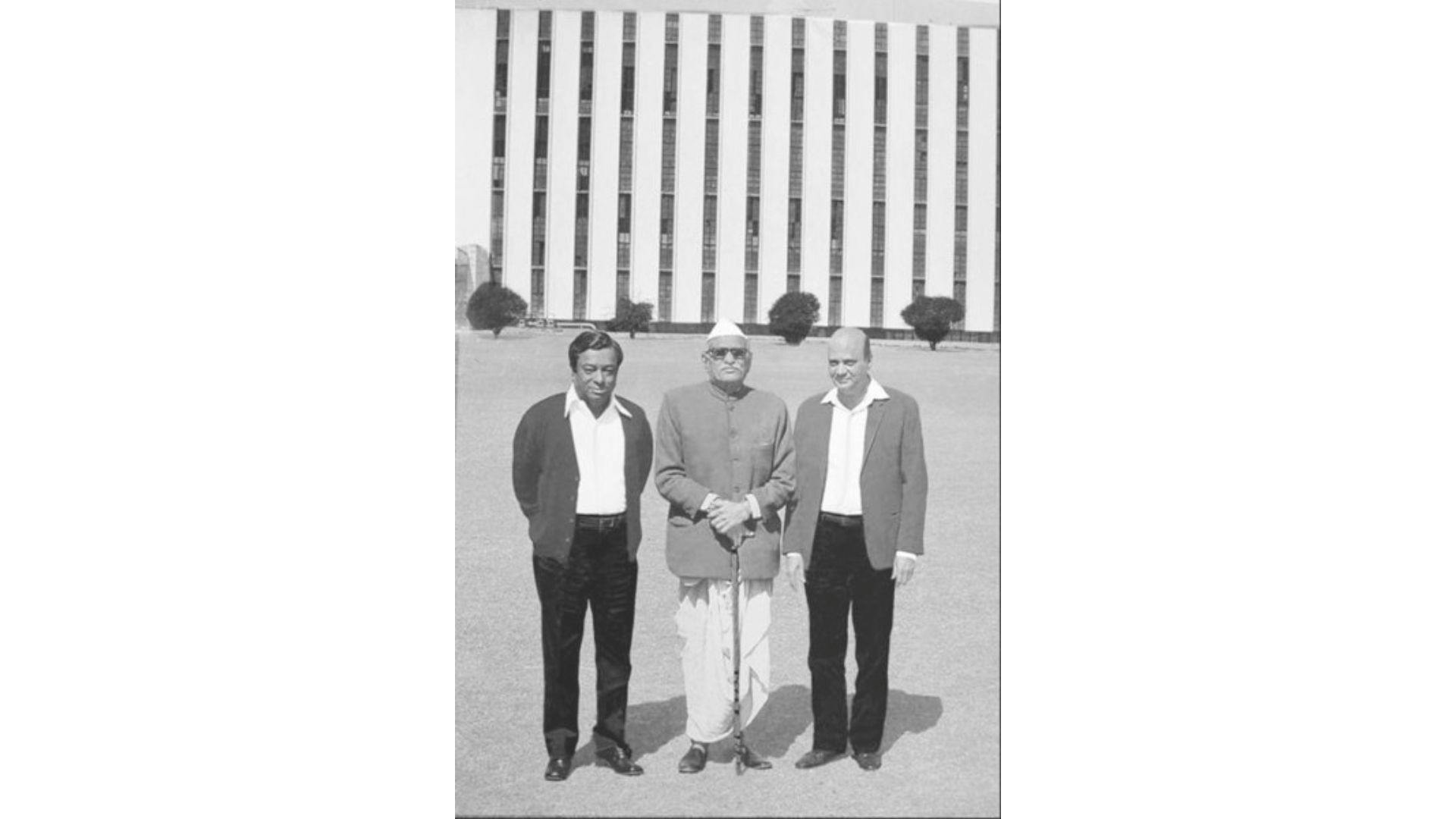 The Amul trinity Kurien Shri TK Patel HM Dalaya | Wikimedia Commons