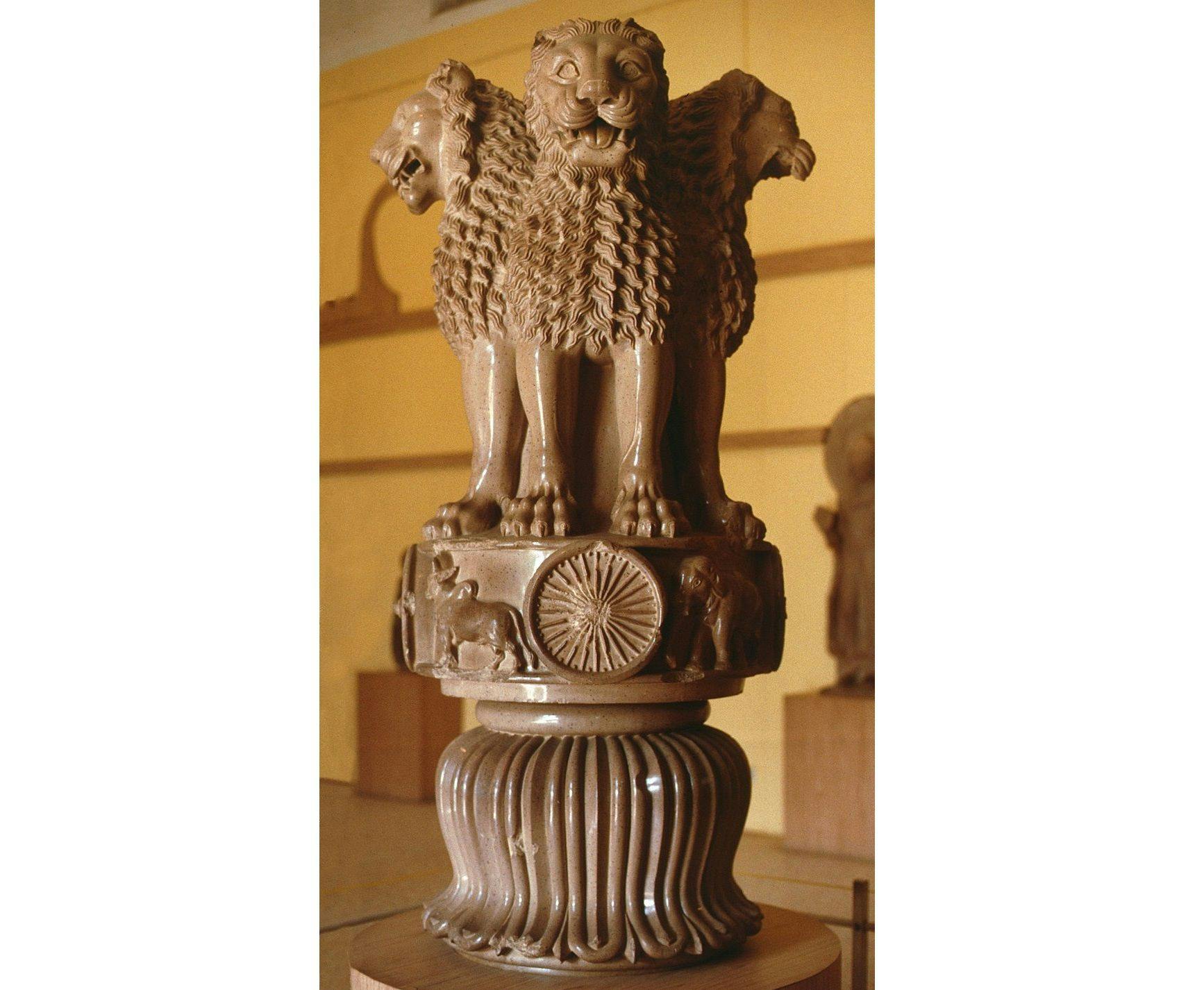 Lion capital of Ashoka from Sarnath