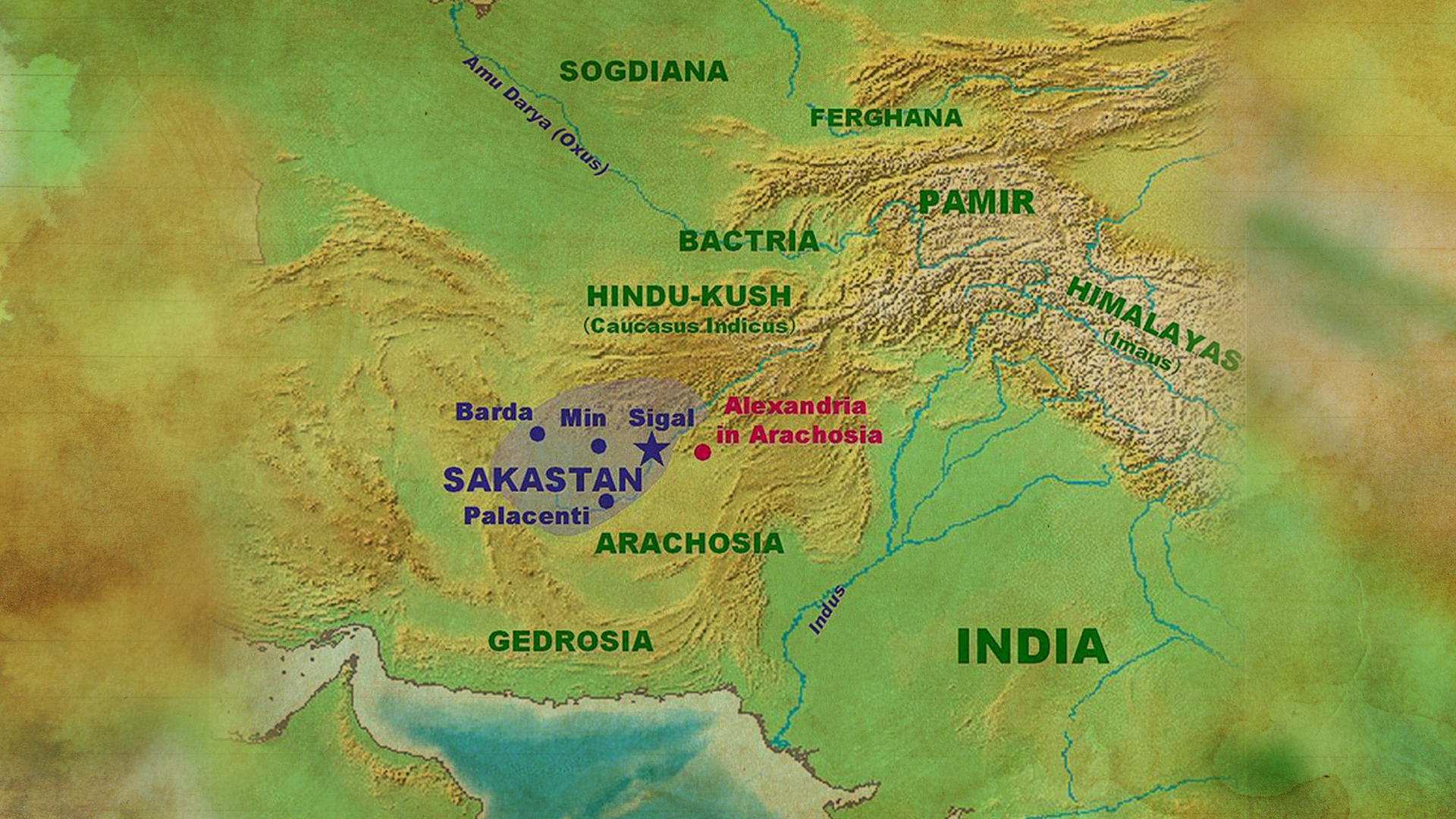Map of Sakasthan