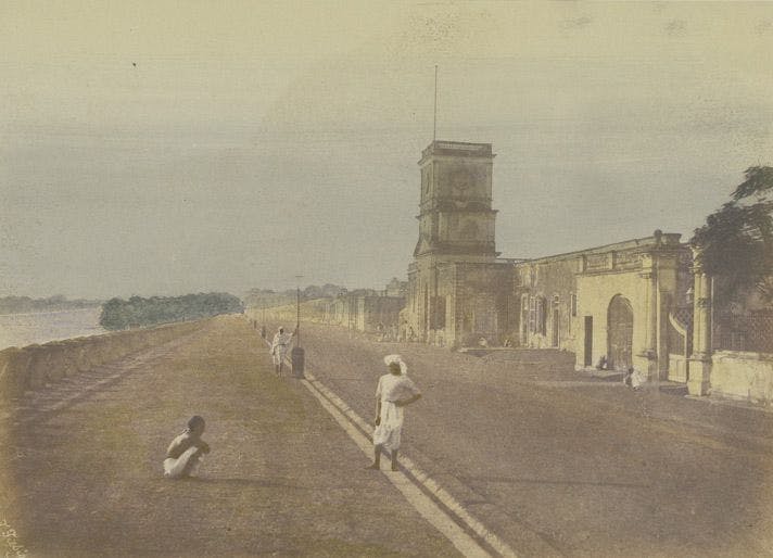A historic image of Chandannagar