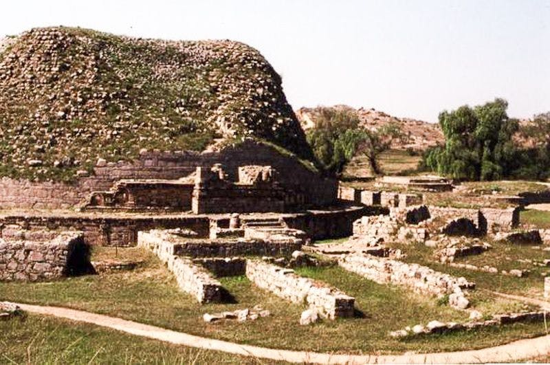 Remains of the city of Sirsukh built by Kanishka