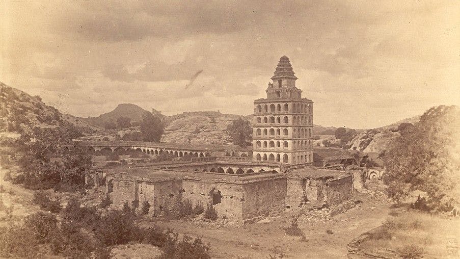 The Kalyana Mahal Gingee fort in 1890