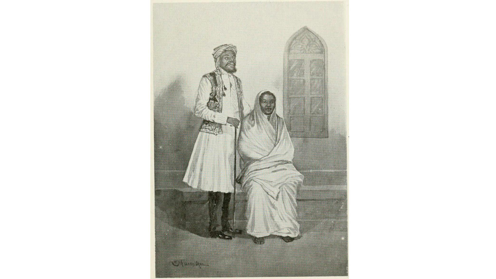 Siddi couple in Bombay