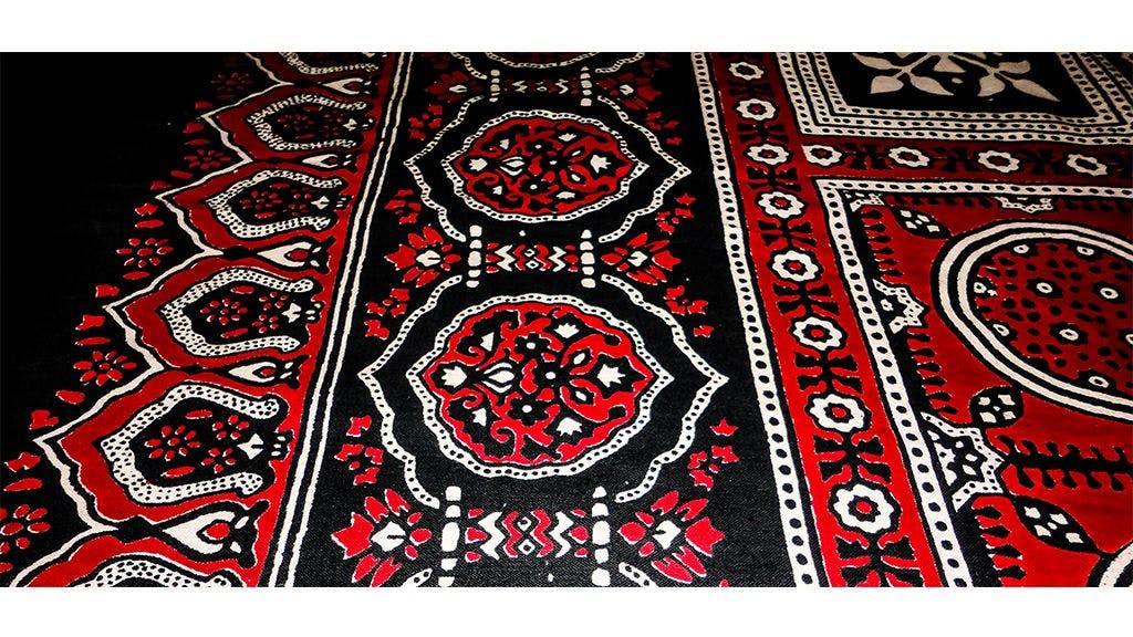 Ajrakh fabric from Sindh