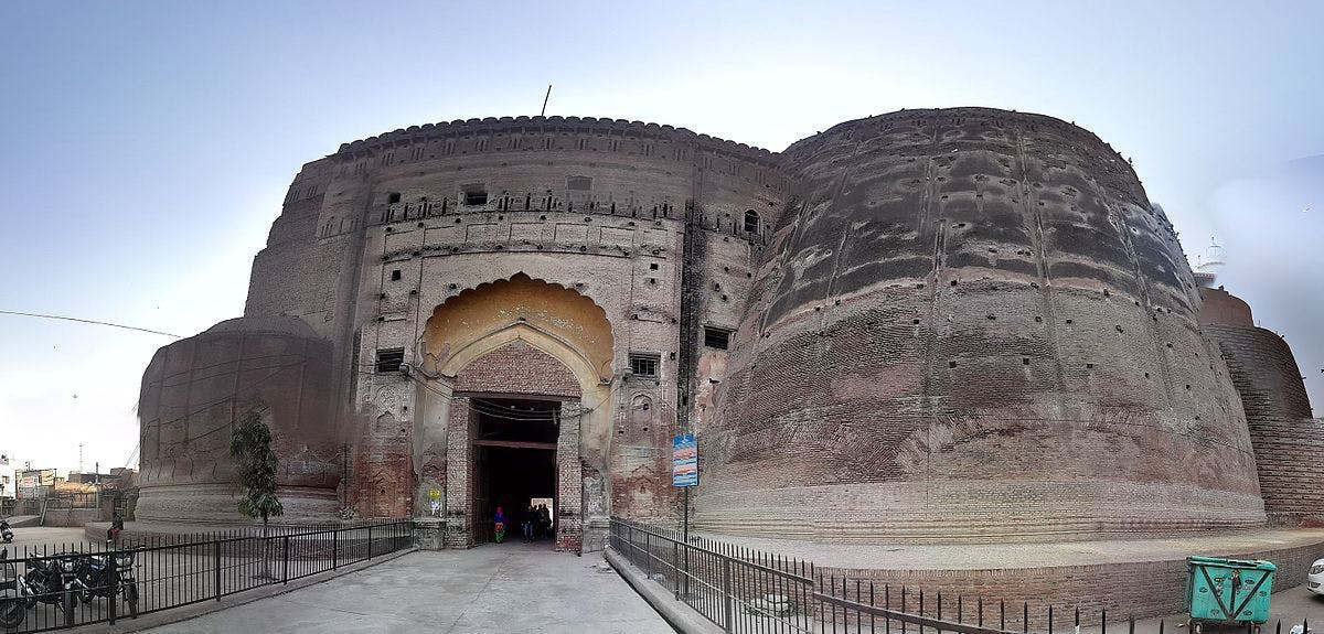 The gate of the fort
