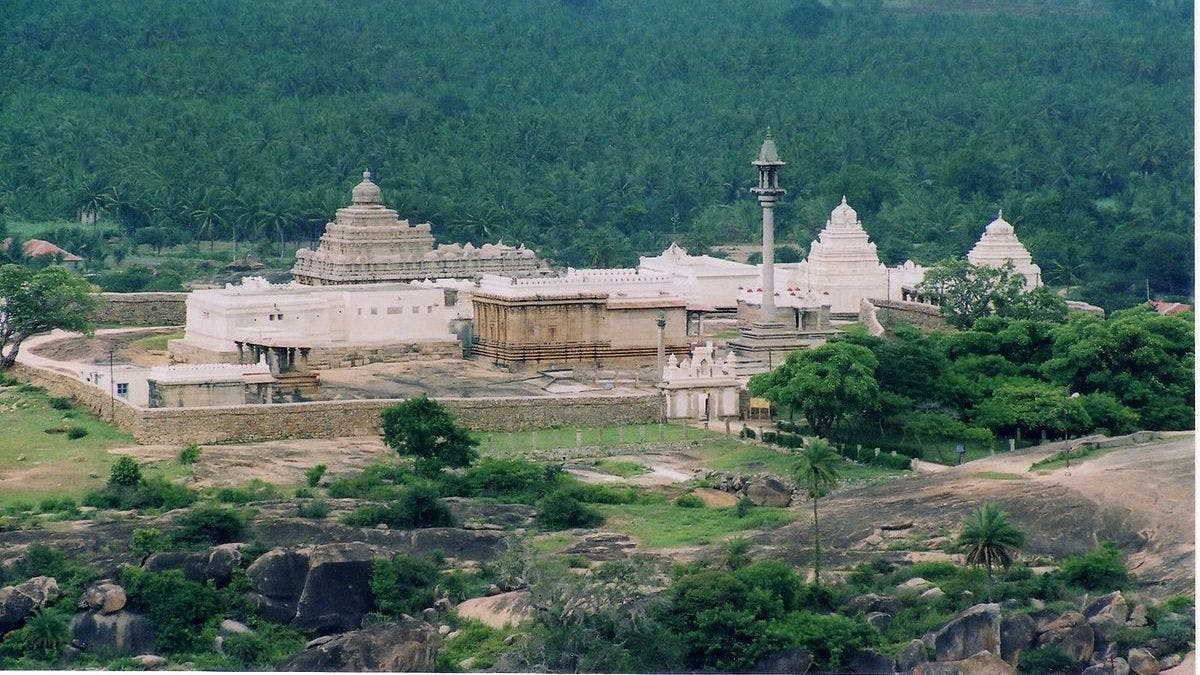Chandragiri Hill temple complex at Shravanabelagola
