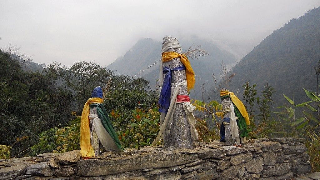 ‘Laptso’ worshiped by Lepchas; Passingdang village in Dzongu