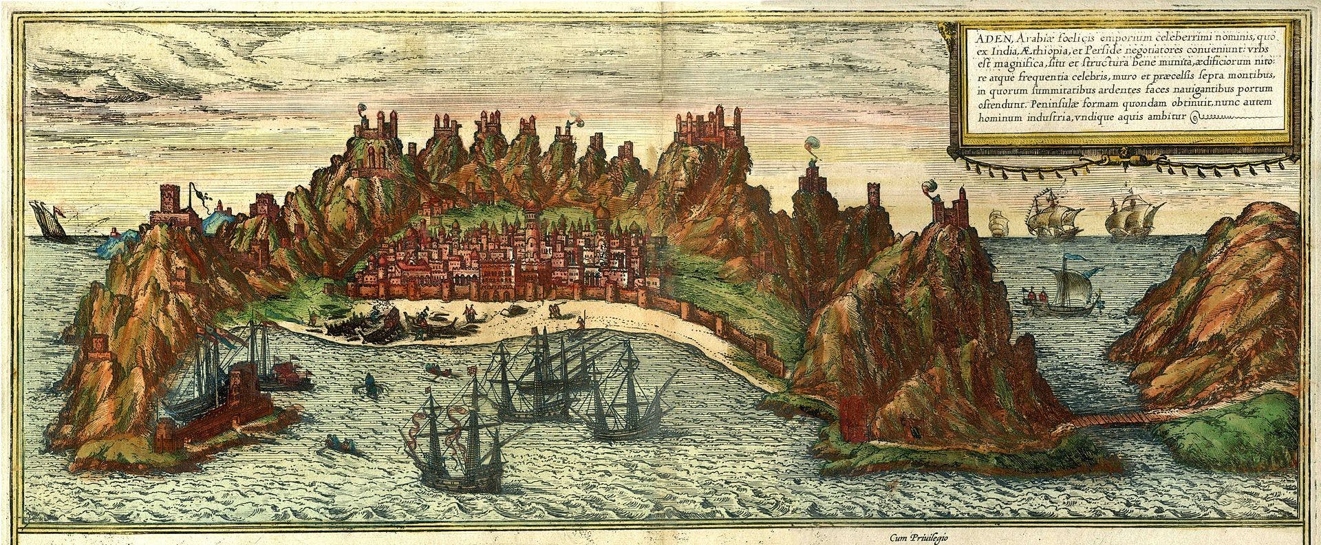 The Portuguese fleet in Aden