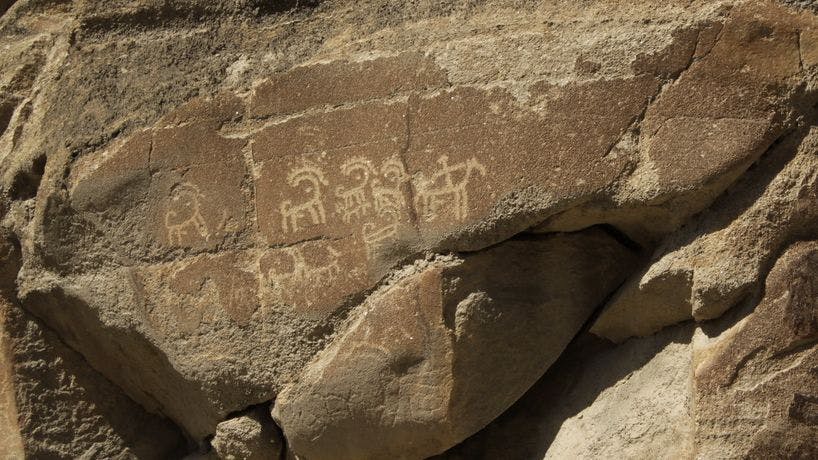 Petroglyphs at Hunza