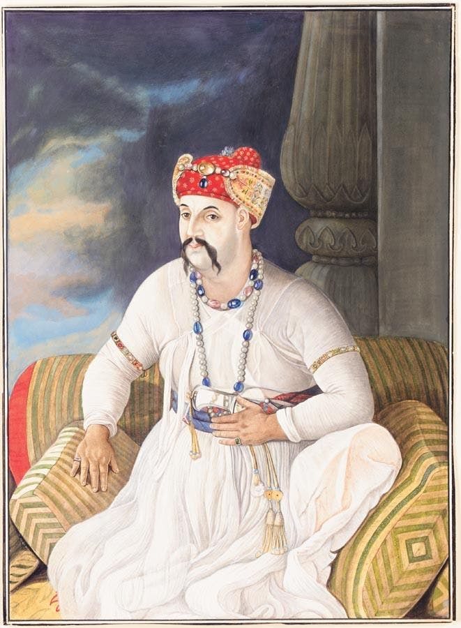 Nawab Asaf-ud-Daula, the son of Bahu Begum