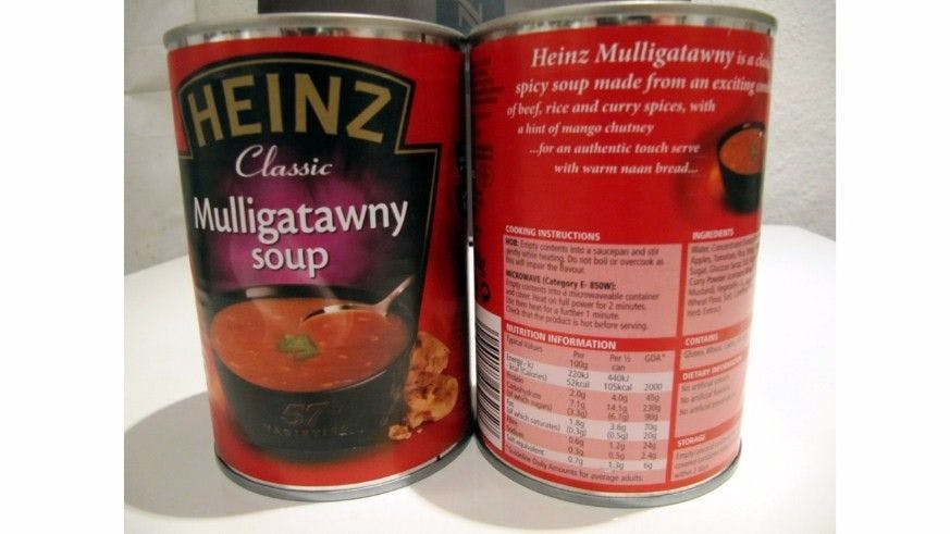 Mulligatawny soup by Heinz
