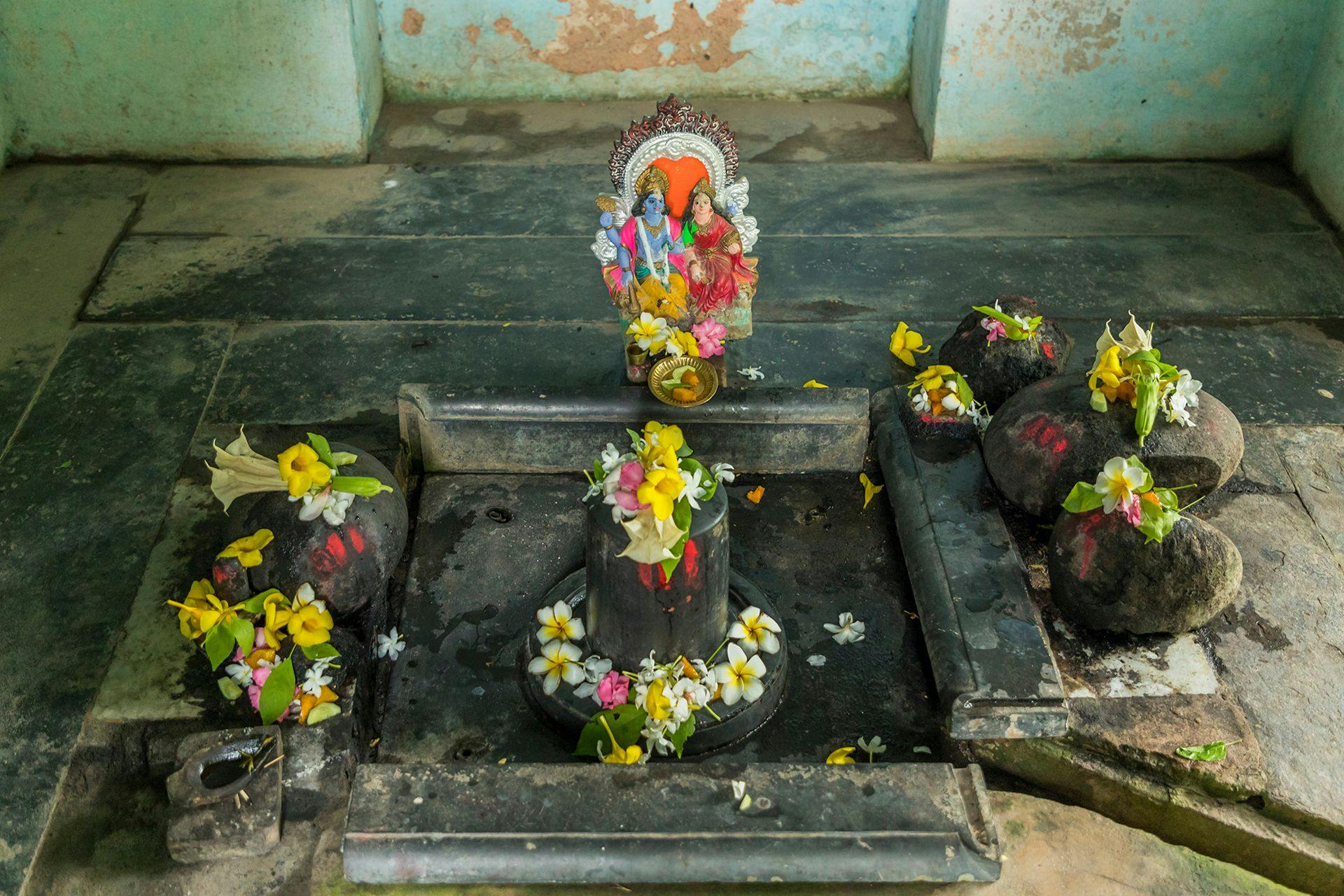 Shivalinga in the temple