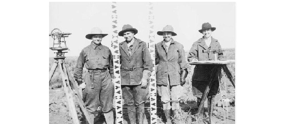 A Survey Team, Idaho, 1918