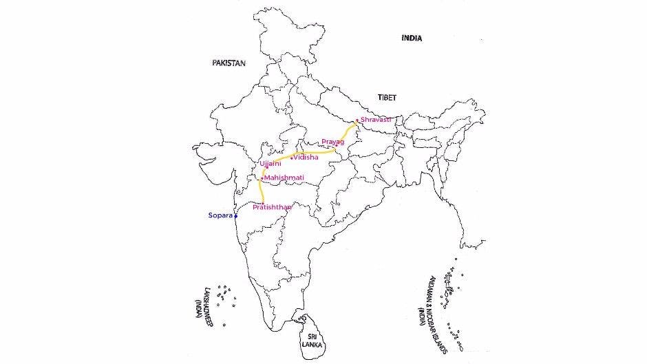 Map of Dakshinapath