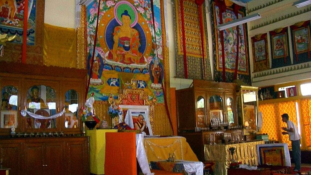 The walls of the Tabo Monastery are adorned with various forms of Buddhist art