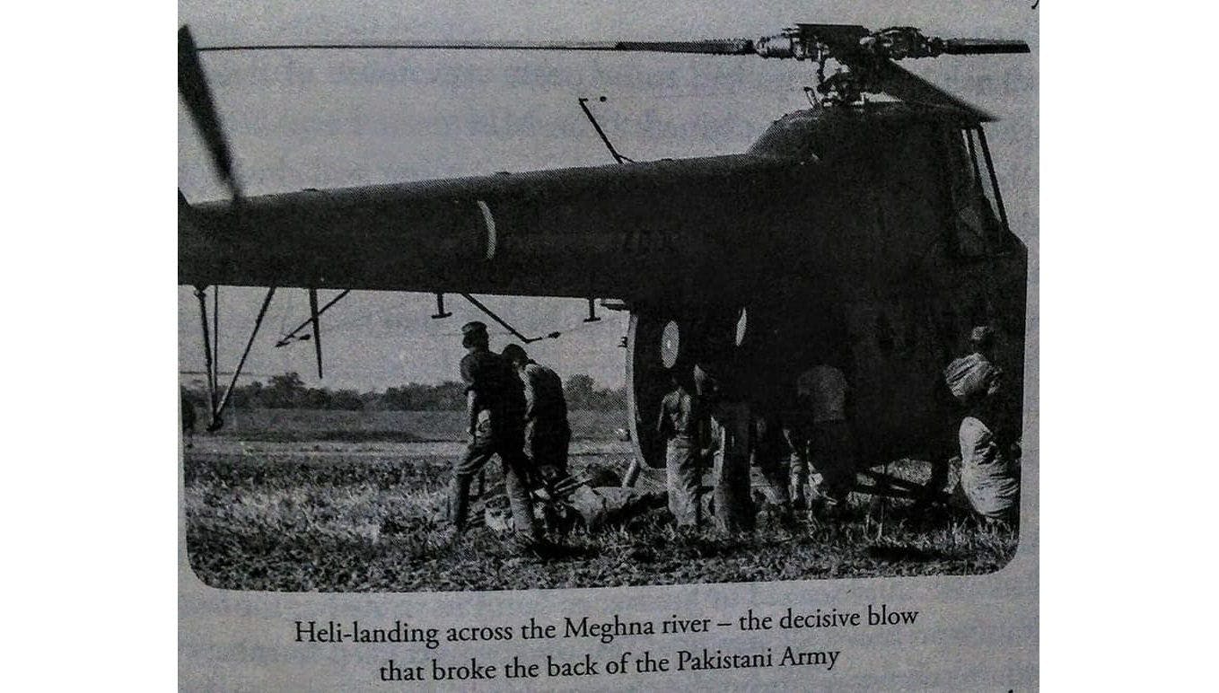 Indian Army’s first heliborne operation over the Meghna River, 1971 Bangladesh Liberation War