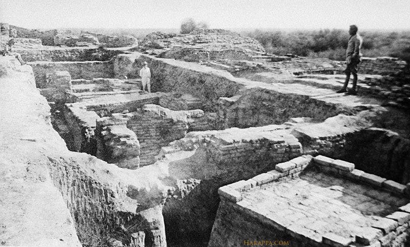 Excavations at Mohenjo Daro (1922)