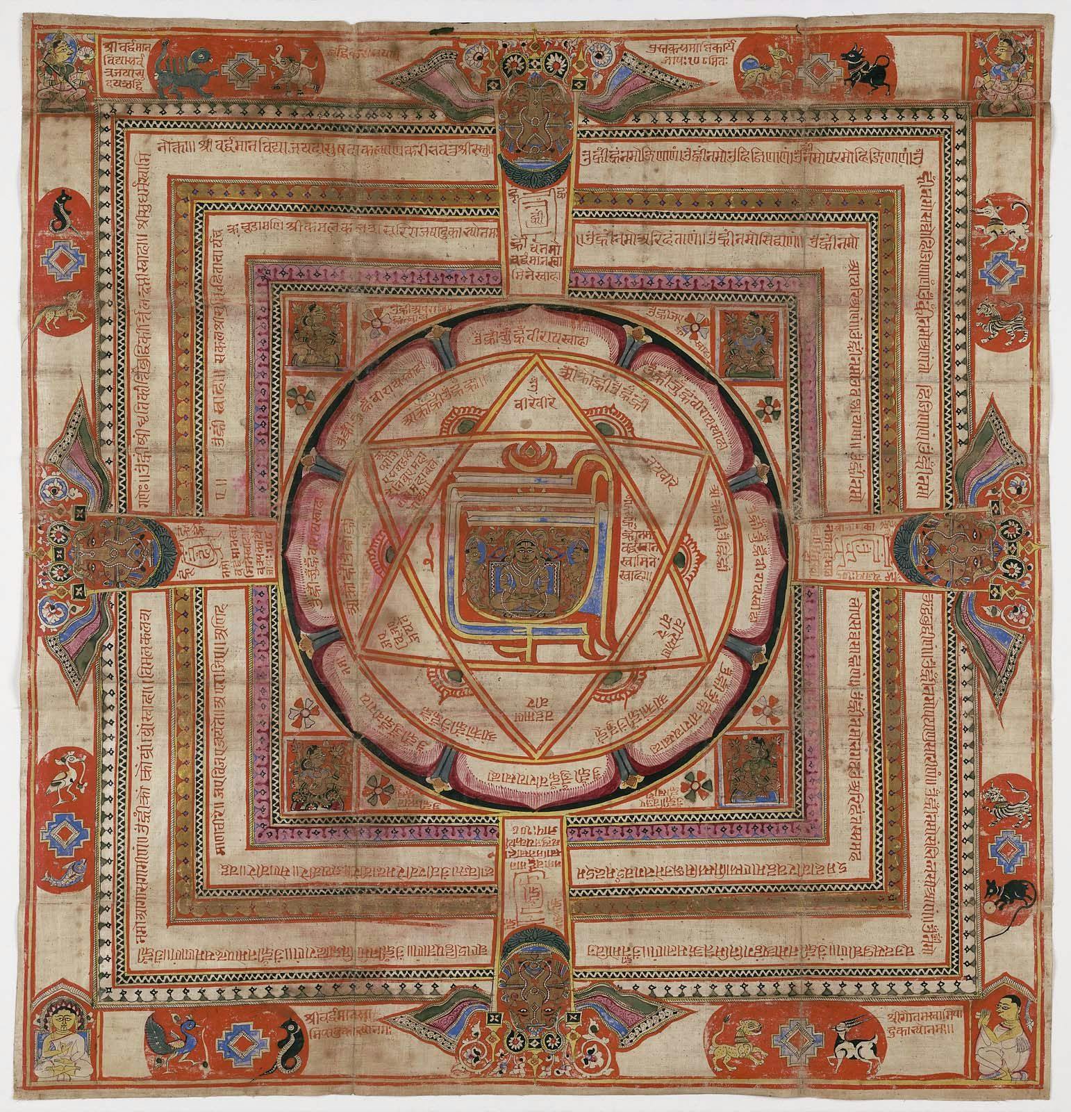 Jain mandala, 16th century CE