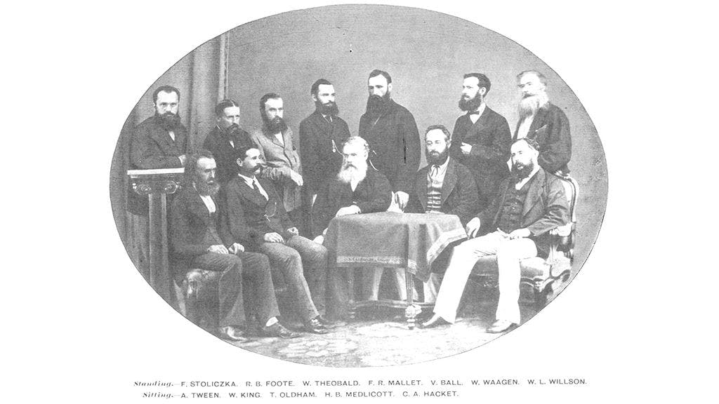 The Geological Survey of India in 1870 CE with Robert Bruce Foote