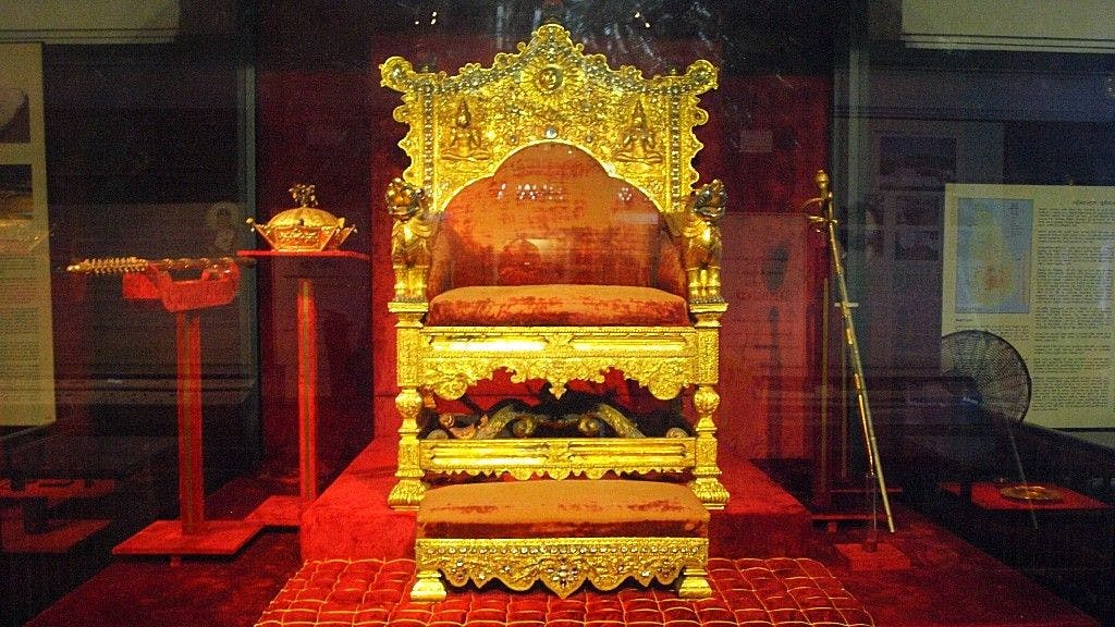 Throne of the Kingdom of Kandy