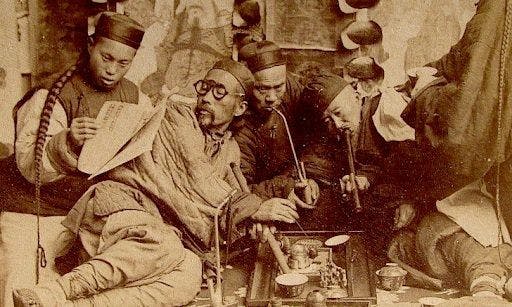 Chinese opium addicts
