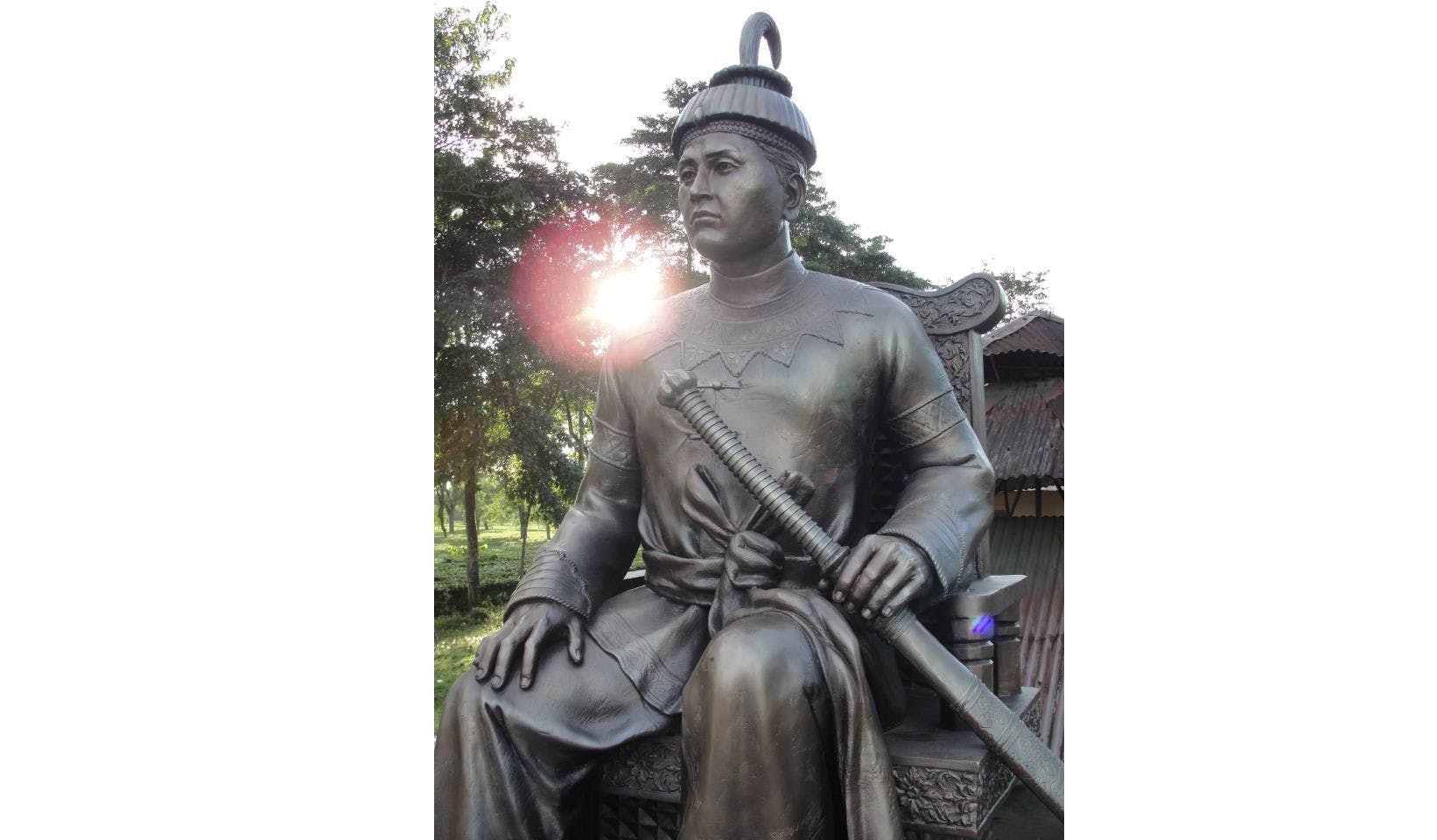 Statue of Ahom king Siu-Ka-Pha