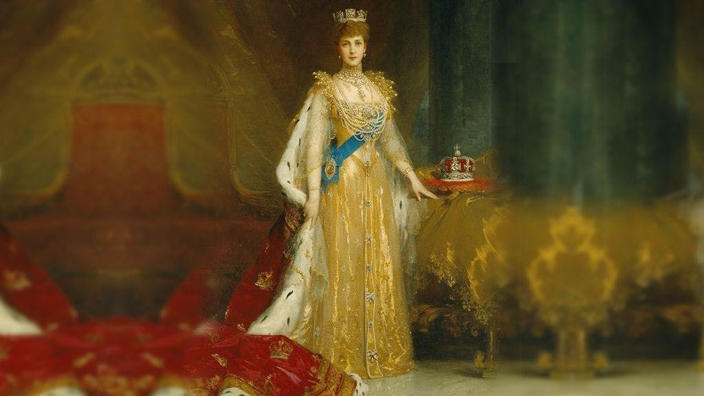 Queen Alexandra at her coronation