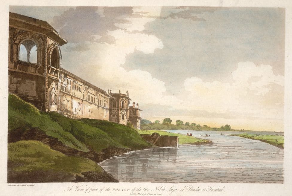 View of the Faizabad fort (1787)