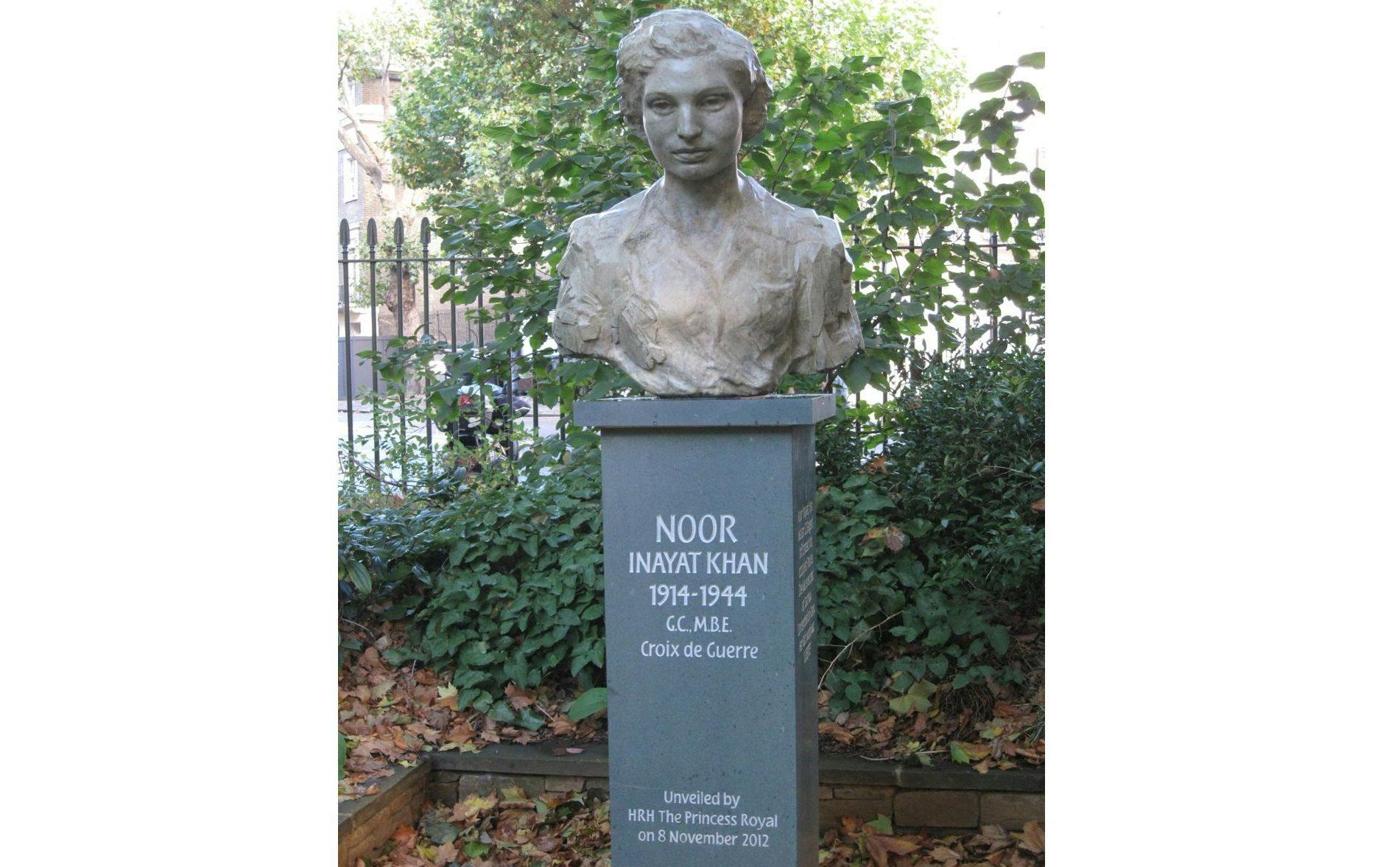 Memorial bust of in Gordon Square Gardens, London