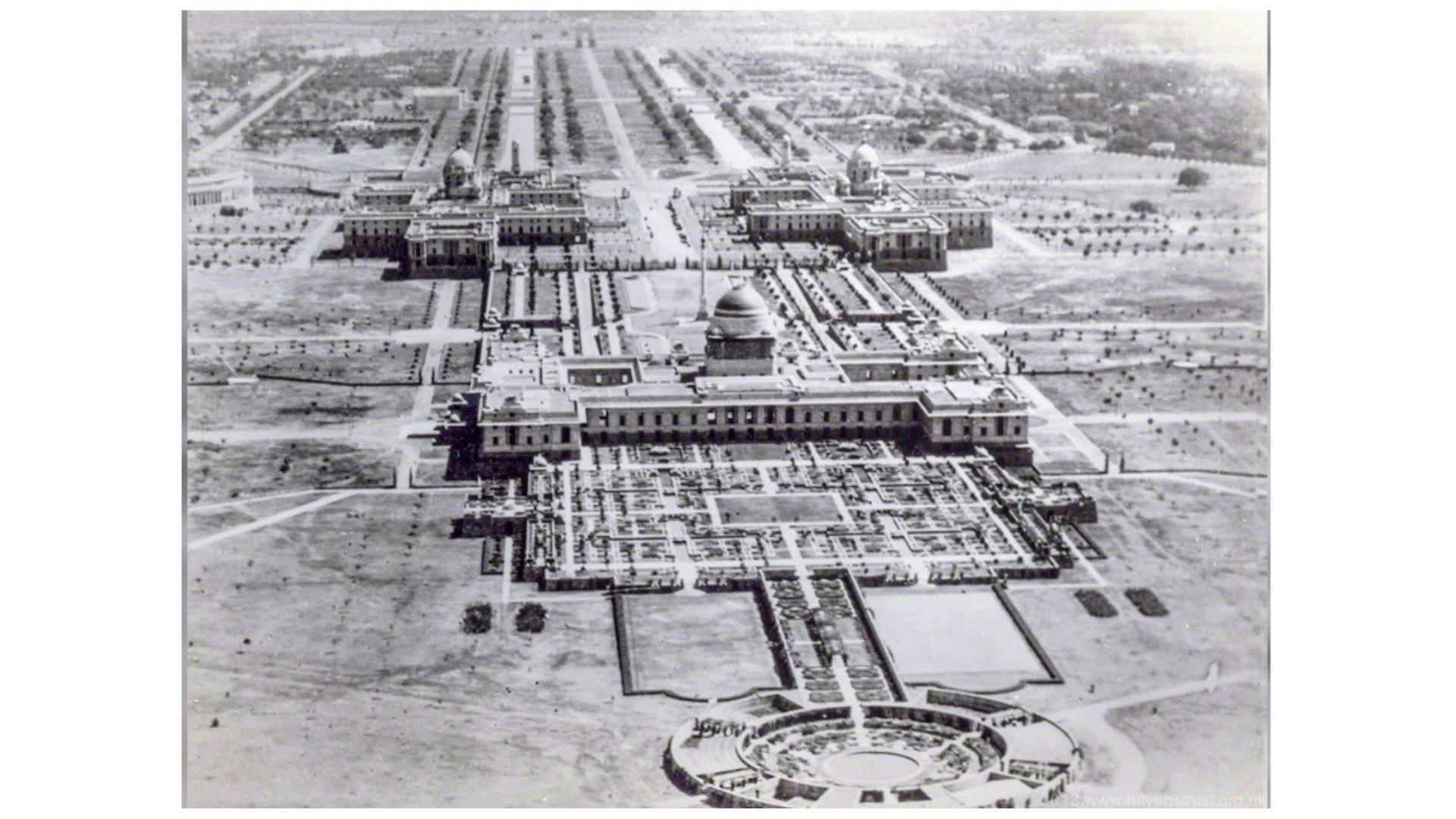 The Gardens of Viceroy's House in New Delhi