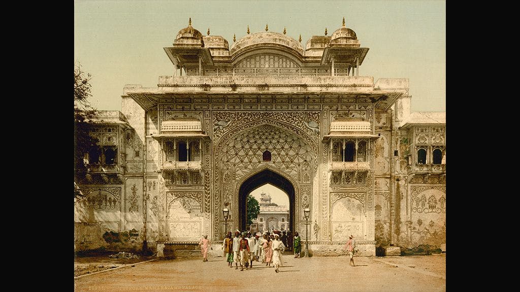 Ganesh Pol, City Palace Jaipur by Photoglob Zurich circa 1890 CE