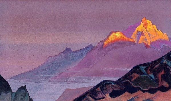 Nicholas Roerich Painting ‘Path to Shambhala'