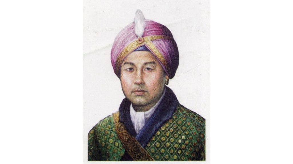 A portrait of Maharaja Gambhir Singh.